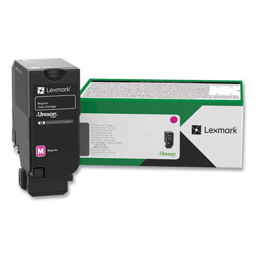 Lexmark 74C0SMG Return Program Toner, 7000 Page-Yield, Magenta