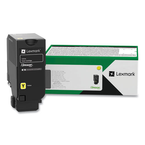 Lexmark 74C0SYG Return Program Toner, 7,000 Page-Yield, Yellow