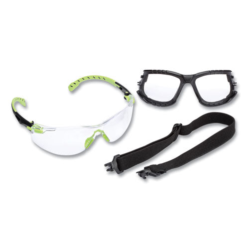 3M Solus 1000 Series Safety Glasses, Frameless, Clear Single Lens