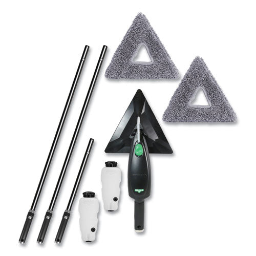 Unger Stingray Refillable Microfiber Cleaning Kit with Carrying Bag