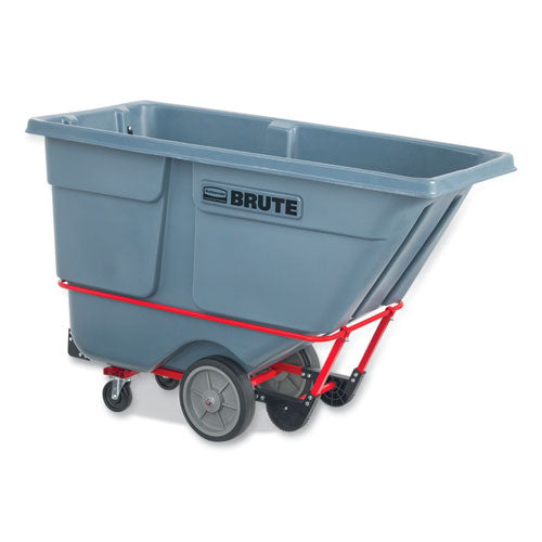 Rubbermaid Commercial 1 cu yd BRUTE DURATILT Frame Tilt Truck, Heavy Duty, 2,100 lb Capacity, Gray