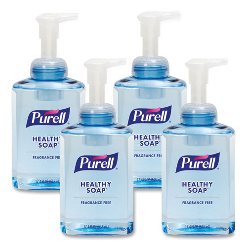 PURELL HEALTHY SOAP Gentle and Free Foam, Fragrance-Free, 515 mL, 4/Carton