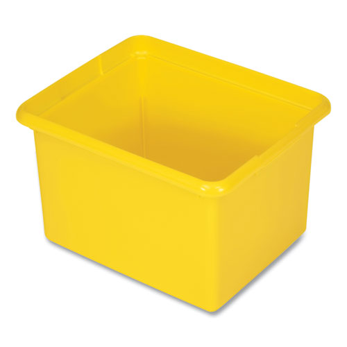 Rubbermaid Commercial Organizing Bin, 30-Quart, Yellow, 2/Carton