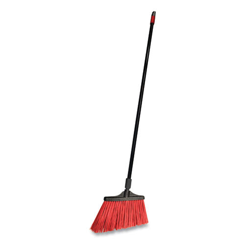 O-Cedar Commercial MaxiStrong Angle Broom, 56" Length, Black, 6/Carton