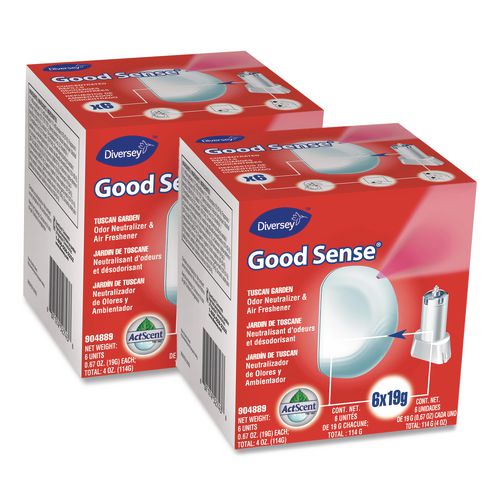 Diversey Good Sense Automatic Spray System, Tuscan Garden, 0.67 oz Cartridge, 12/Carton