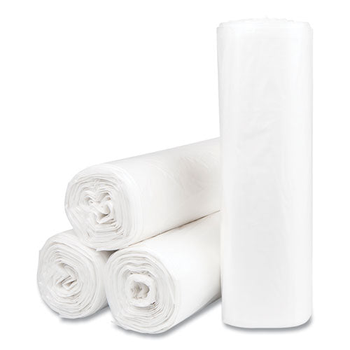 Inteplast Group High-Density Commercial Can Liner Value Pack, 30 gal, 9 mic, 30" x 36", Natural, Interleaved Roll, 25 Bags/Roll, 20 Rolls/CT