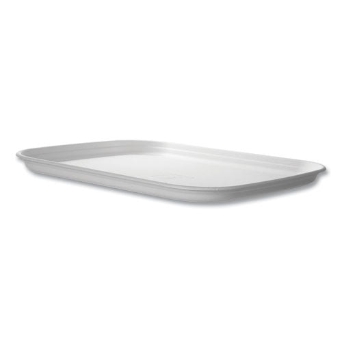 Eco-Products Regalia Renewable Sugarcane Tray, 13 x 17 x 1.3, White, 100/Carton