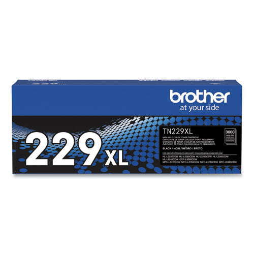 Brother TN229XL High-Yield Toner, 3,000 Page-Yield, Black