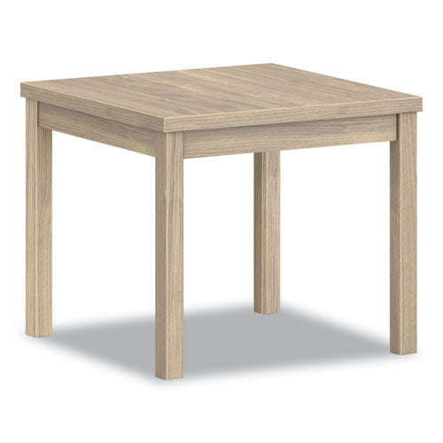 HON 80000 Laminate Occasional End Table, Rectangular, 24w x 20d x 20h, Kingswood Walnut