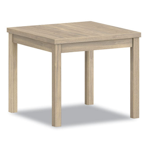 HON 80000 Series Laminate Occasional Corner Table, 24d x 24w x 20h, Kingswood Walnut