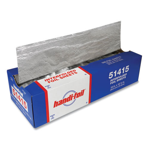 HFA Interfolded Foil Sheets, 10.75 x 14, 500/Box, 6 Boxes/Carton