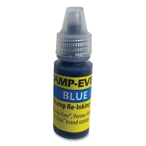 Trodat Refill Ink for Clik! and Universal Stamps, 7 mL Bottle, Blue
