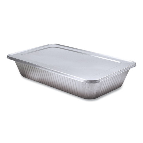 HFA Steam Table Pan Lids, Full Curl Edge, Fits Full-Size Pan, 0.62" Deep, 12.87 x 20.81, 50/Carton