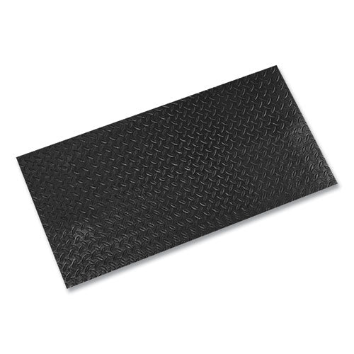 Crown Tuff-Spun Foot-Lover Diamond Surface Mat, Rectangular, Black Diamond Embossed Surface, 36" x 60"
