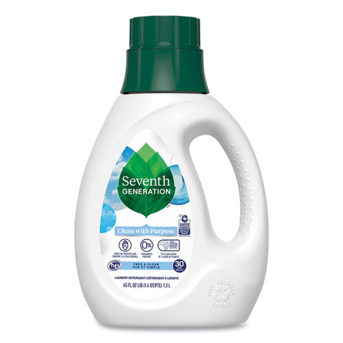 Seventh Generation Natural Liquid Laundry Detergent, Fragrance-Free, 45 oz Bottle