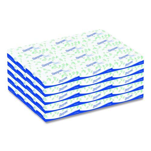 Surpass Facial Tissue for Business, 2-Ply, White, 125 Sheets/Box, 60 Boxes/Carton