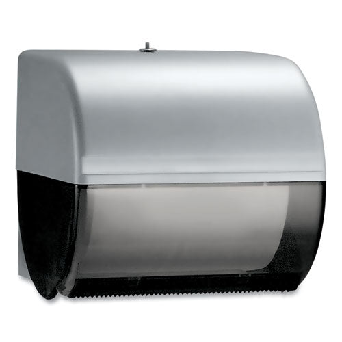 Kimberly-Clark Professional* Omni Roll Towel Dispenser, 10.5 x 10 x 10, Smoke Gray