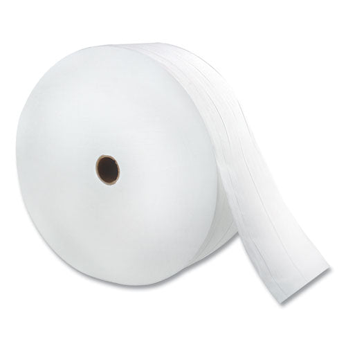 LoCor Jumbo Bath Tissue, 2-Ply, 3.3" x 1,200 ft, White, 12 Rolls/Carton