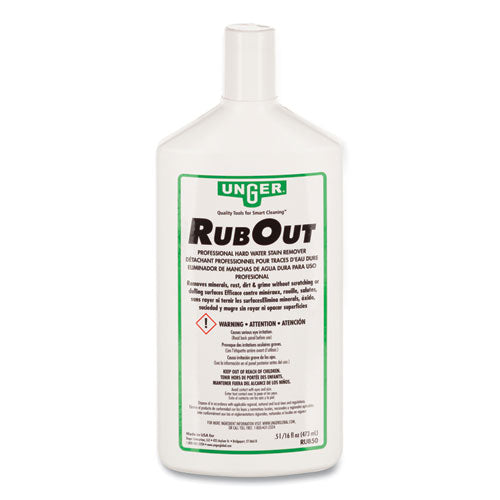 Unger RubOut Glass Cleaner, 16 oz Bottle