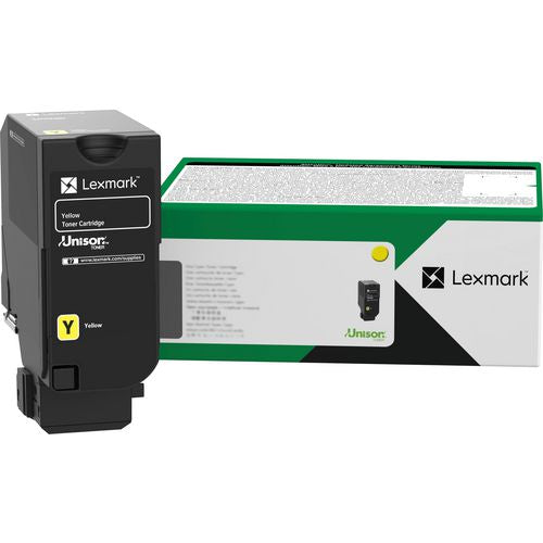 Lexmark 71C1XY0 Return Program Toner Cartridge, 12,500 Page-Yield, Yellow