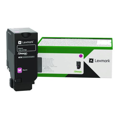 Lexmark 81C1XM0 Return Program Toner Cartridge, 16,200 Page-Yield, Magenta