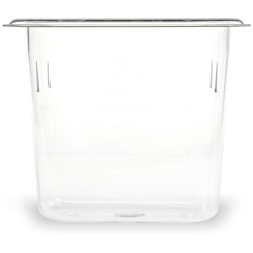 Carlisle StorPlus Polycarbonate Food Pan, 1.4 qt, 4.25 x 6.93 x 6, Clear, Plastic
