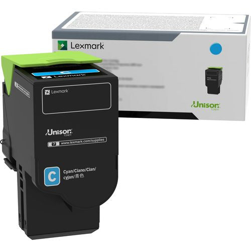 Lexmark 78C0UCG Return Program Ultra High-Yield Toner, 7,000 Page-Yield, Cyan