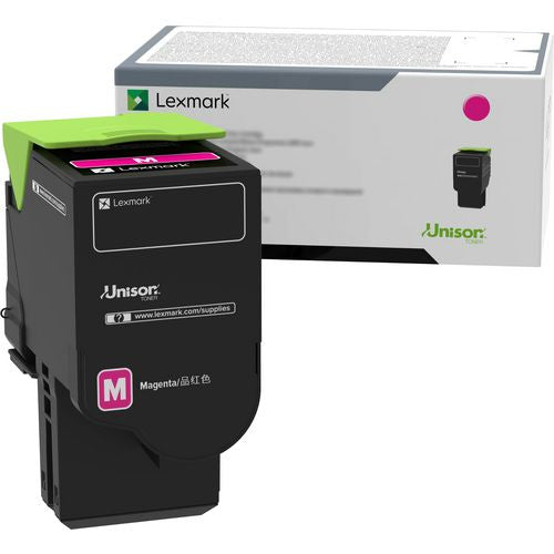 Lexmark 78C0XMG Return Program Extra High-Yield Toner, 5,000 Page-Yield, Magenta