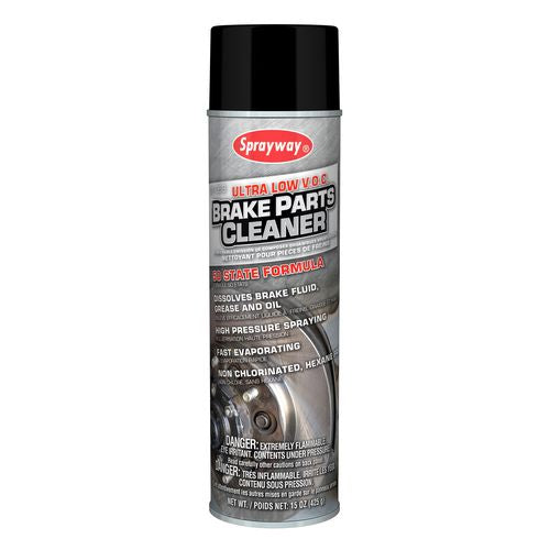 Sprayway Brake Parts Cleaner, 15 oz Aerosol Spray, 12/Carton
