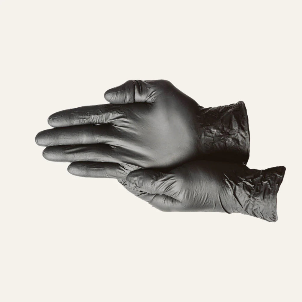 Essential 3.5 Mil Black Nitrile Disposable Exam Gloves
