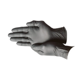 First Glove 5 Mil Black Nitrile Gloves - Powder-Free, Latex-Free