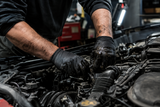 First Glove 5 Mil Black Nitrile Gloves - Powder-Free, Latex-Free