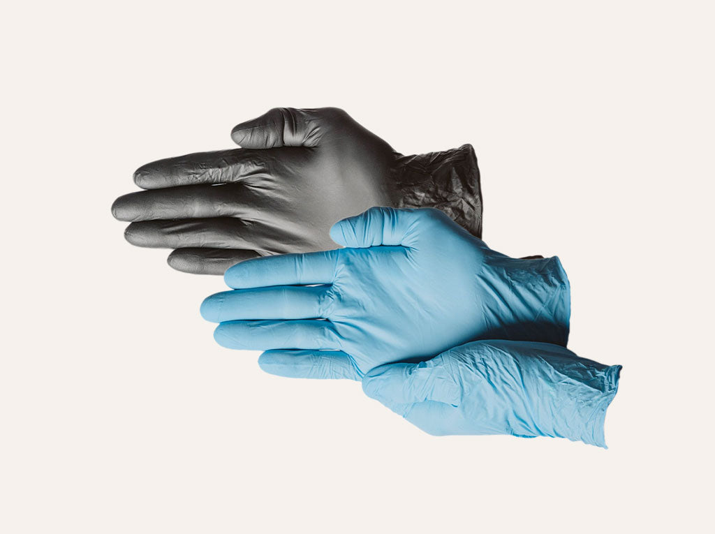Volt 6 Mil Black Nitrile Disposable Exam Gloves